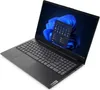 A gray Lenovo laptop is shown from a diagonal angle on a white background. Produktbild-Vorschau