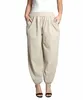 297 Mississhop Damen leichte einfarbige Hose Sommerhose Produktbild-Vorschau 6