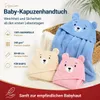 Textom Premium Kids Kapuzenhandtuch 80x80 cm Baby Badetuch Produktbild-Vorschau 2