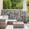 vidaXL Kôš na kameň Gabion s vekom Pozinkovaný drôt 150 × Náhľad obrázku produktu 2