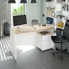 Schreibtisch Davell, Schreibtisch, PC-Halter Studiertisch Produktbild-Vorschau 2