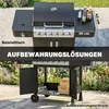 Outsunny Gasgrill 17,8 KW 6+1 Brenner BBQ Grillwagen aus Produktbild-Vorschau 7