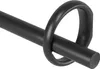 Tringle à rideaux noir mat, 2,5 cm, 107-305 cm, en métal Voir les images du produit 1