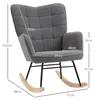HOMCOM Schaukelstuhl Sessel Relaxsessel bis 120 kg, Produktbild-Vorschau 3
