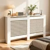 FATIVO Copriradiatore 152x19x101cm: Copertura per radiatore Anteprima dell’immagine prodotto 2