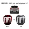 Fiat 14186D 3D Aufkleber Logo Bravo, Hinten, Schwarz, 71 x Produktbild-Vorschau 4