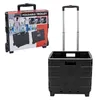 Chariot de courses pliable noir jusqu'à 18 kg avec Voir les images du produit 7