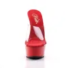 DELIGHT-601 Damen Slipper von Pleaser, Transparent Rot , EU Produktbild-Vorschau 2