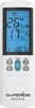 A white remote control for an air conditioner is shown against a white background. The remote has a digital display and several buttons. Náhľad obrázku produktu