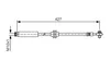 BOSCH 1 987 481 A47 Bremsschlauch für OPEL Corsa D Produktbild-Vorschau 3