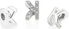 Three silver letter K charms are displayed against a white background. Anteprima dell’immagine prodotto
