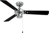 Ventilateur de plafond Cyrus Chrome 107 cm avec chainette Voir les images du produit 1