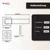 DOMINO Türgriff Drückergarnitur BB-Buntbart Set | mit Produktbild-Vorschau 7