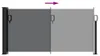vidaXL Boční výsuvná markýza černá 100x500 cm Náhled obrázku produktu 5