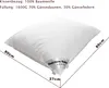 Daunenkissen Kissen Kopfkissen 80x80cm 70% Gänsedaunen 30% Produktbild-Vorschau 2