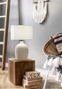 Perenz - keramická stolná lampa béžová, Ø35 H55 cm, E27 max Náhľad obrázku produktu 1