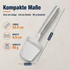 Käsehobel Edelstahl einteilig, Käsemesser für Hartkäse, Produktbild-Vorschau 3