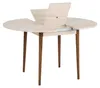 Skye Decor, Erweiterbarer Esstisch, Travertin und Walnuss, Produktbild-Vorschau 6