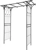 Arc de roses en métal noir 204/150 x52x20 cm (hxpxl), avec Voir les images du produit 1