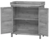 Holz Geräteschrank, Gartenschrank mit Pflanztisch, Produktbild-Vorschau 3