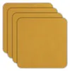 ASA Selection podtácky - měkká kůže - jantar - 10 x 10 cm - Náhled obrázku produktu 1