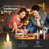 Stabkerzen LED mit Timer WEISS 12 Stück indoor - 6 Stunden Produktbild-Vorschau 4