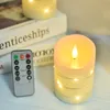 INF Luce LED con fiamme tremolanti e telecomando, Anteprima dell’immagine prodotto 2