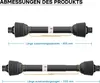 Zapfwelle T8 Gelenkwelle 850-935mm 1240Nm 540U/min, Produktbild-Vorschau 7