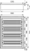 Unterverteilung DARP-96 Quiteline 4x24 IP54 Elektro-Plast Produktbild-Vorschau 3