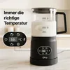 Olvy Elektrischer Milchaufschäumer aus Glas 4-in-1, 500 W, Produktbild-Vorschau 5