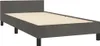 vidaXL Rám postele bez matraca tmavosivý 90x200 cm zamat Náhľad obrázku produktu 3
