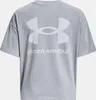 Under Armour Ua W Logo Lc Oversized Hw Ss 035 Steel Light Produktbild-Vorschau 2
