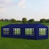 vidaXL Tenda per feste 3x9 m blu Anteprima dell’immagine prodotto 9