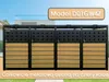 Mülltonnenunterstand D01GW4Z, für 4 Mülltonnen mit zwei Produktbild-Vorschau 1