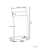A line drawing of a towel rack with dimensions indicated by text and arrows. Náhled obrázku produktu
