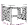 9-tlg. Garten-Essgruppe mit Kissen Poly Rattan Schwarz Produktbild-Vorschau 10