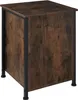Table de chevet Waterford 40x42x60,5cm - Bois foncé Voir les images du produit 1