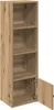 Möbel Bücherregal Artisan-Eiche 31x24x102 cm Holzwerkstoff Produktbild-Vorschau 4