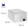 Exponát Royal Catering Bain Marie – 640 W – 3 x GN 1/3 – Náhled obrázku produktu 7