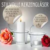 Teelichtgläser Trefor, 6 cm, 48er-Set, aus Glas, Produktbild-Vorschau 4