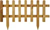 BOOGARDI Bordure de jardin bois marron clair 40 x 93,5cm · Voir les images du produit 2