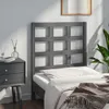 vidaXL Kopfteil Grau 80,5x4x100 cm Massivholz Kiefer Produktbild-Vorschau 4