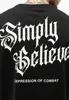 Herren T-Shirt Oversize SIMPLY BELIEVE Black/White L Tapout Produktbild-Vorschau 6