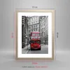 Gerahmtes Poster - Rahmen in heller Eiche - Bus england Produktbild-Vorschau 5
