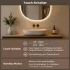 S'AFIELINA Badspiegel mit Beleuchtung 60x80 cm, LED Produktbild-Vorschau 8