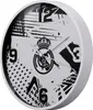Real Madrid Funky Wanduhr 25 cm mit leisem Quarzuhrwerk und Produktbild-Vorschau 1