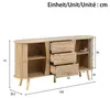 Buffet Merax avec portes coulissantes et tiroirs, commode à Voir les images du produit 8