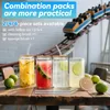TWOLIIN Bubble Tea Becher mit Deckel und Strohhalm, 4er Set Produktbild-Vorschau 3