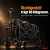 ONBEST Bollerwagen | faltbar | mit Schutzhaube | 61L | 80 Produktbild-Vorschau 2