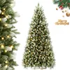 UISRBRT, kunstkerstboom van PVC/PE, 210 cm hoog, met Productafbeelding-voorbeeld 1
